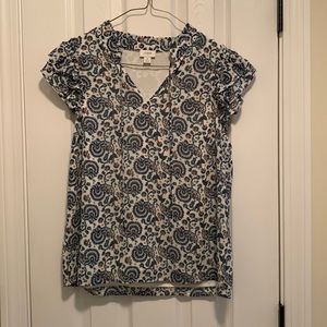 J. Crew Factory ruffle top.